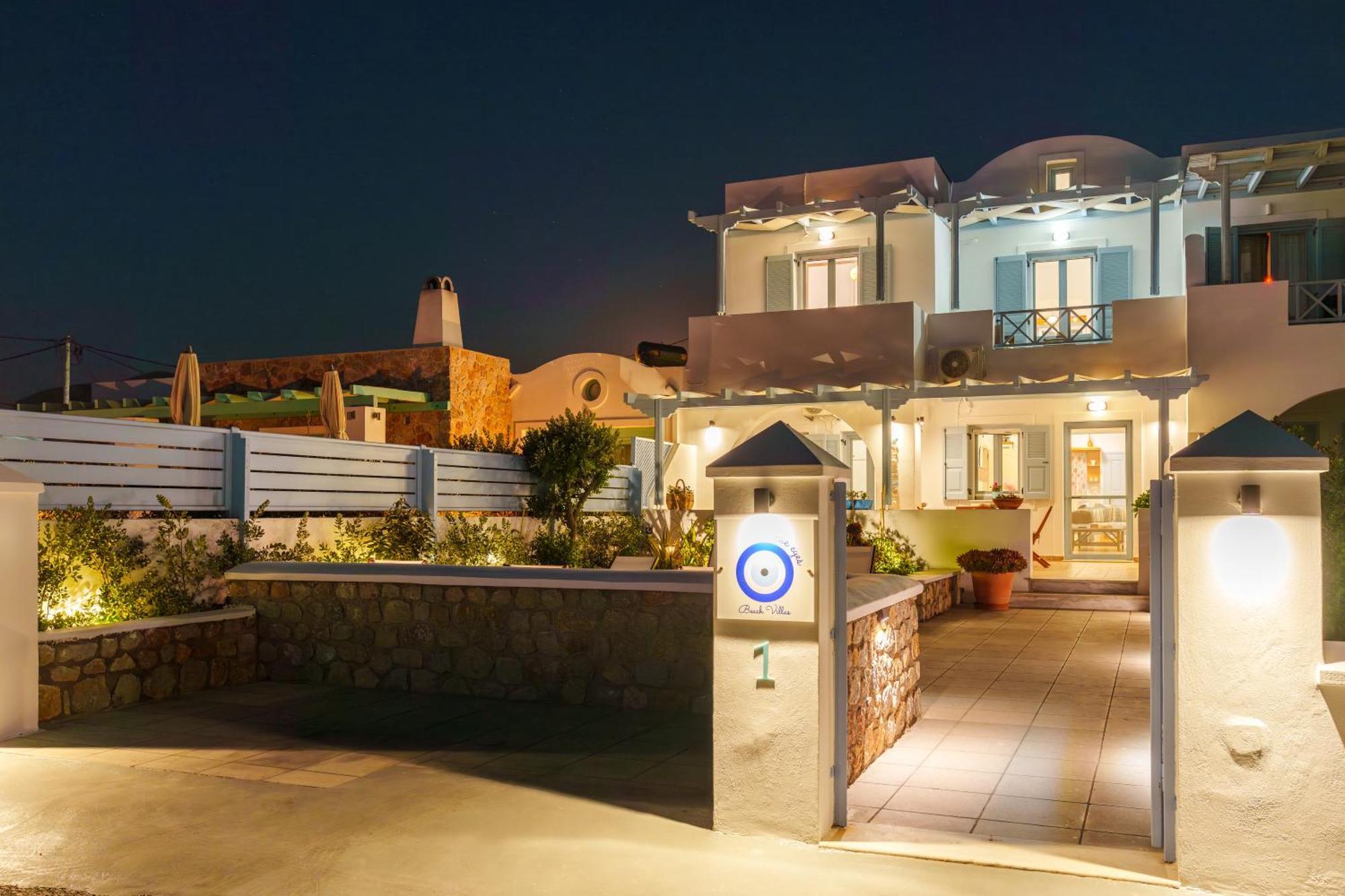 Blue Eyes Beach Villas Monólithos Exteriér fotografie